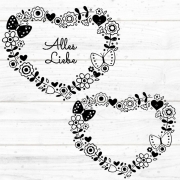 Alles Liebe Plotterdatei SVG DXF